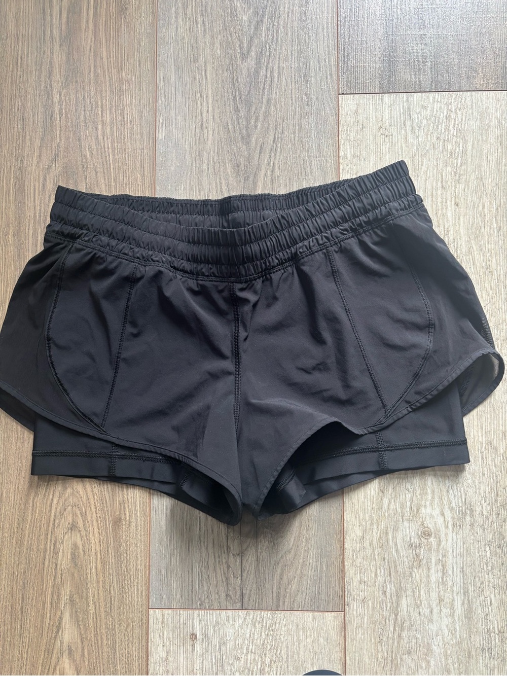 lululemon athletica Black Women's Two-in-One Athletic Shorts